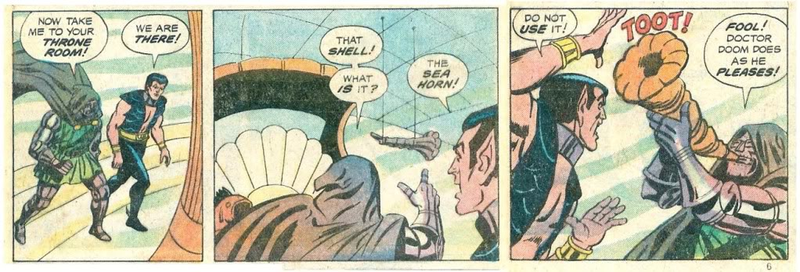 Illustration for article titled 10 Times Doctor Doom's Dignity Went Down The Toilet